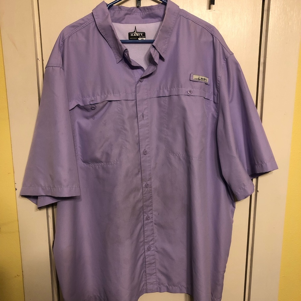 Men’s Habit Brand Vent Back Fishing Shirt